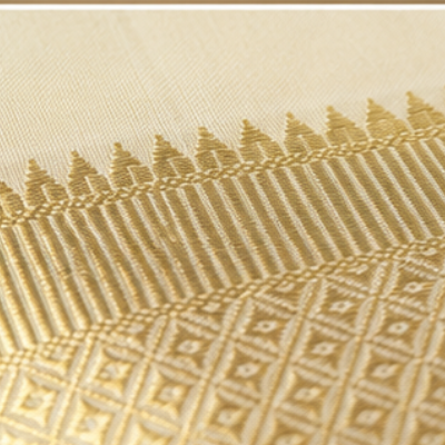 Premium Cream Dhoti with Rich Gold Zari Border