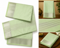 100% Cotton White Dhoti with Small Border