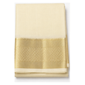 Premium Cream Dhoti with Rich Gold Zari Border